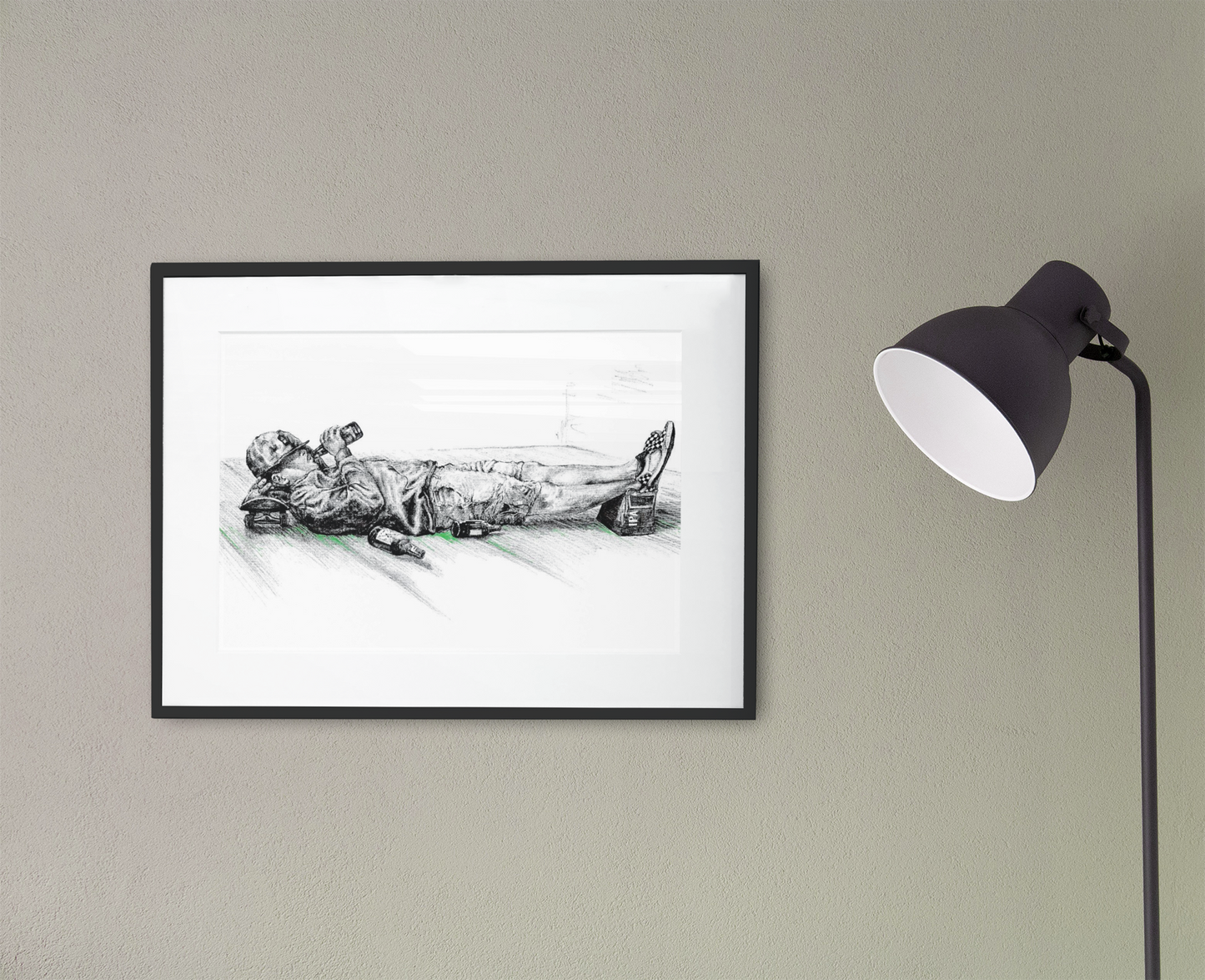 "Chillen" Art Print 13x19 inches