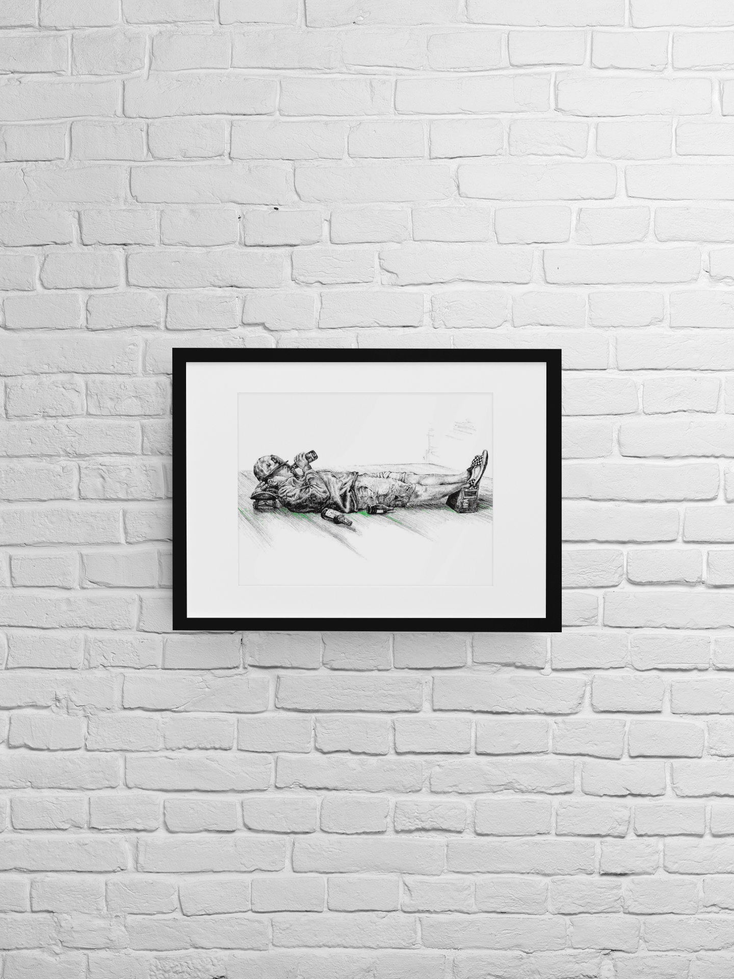 "Chillen" Art Print 13x19 inches